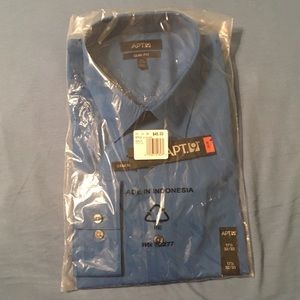 NWT Slim Fit Blue Dress Shirt
